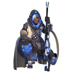 ana kneeling victory pose kraken