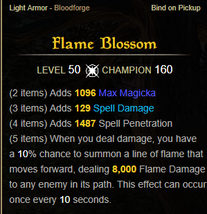 flame blossom