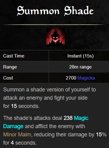 summon shade