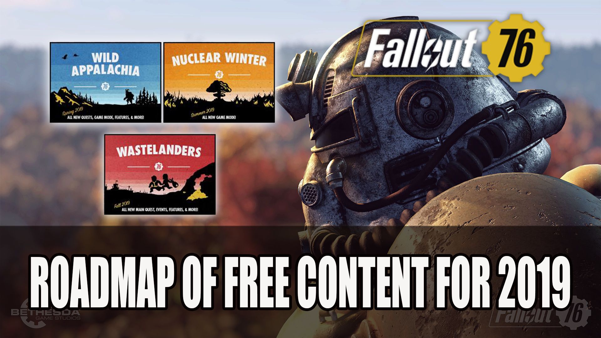 Fallout 76 Roadmap of Free Content for 2019