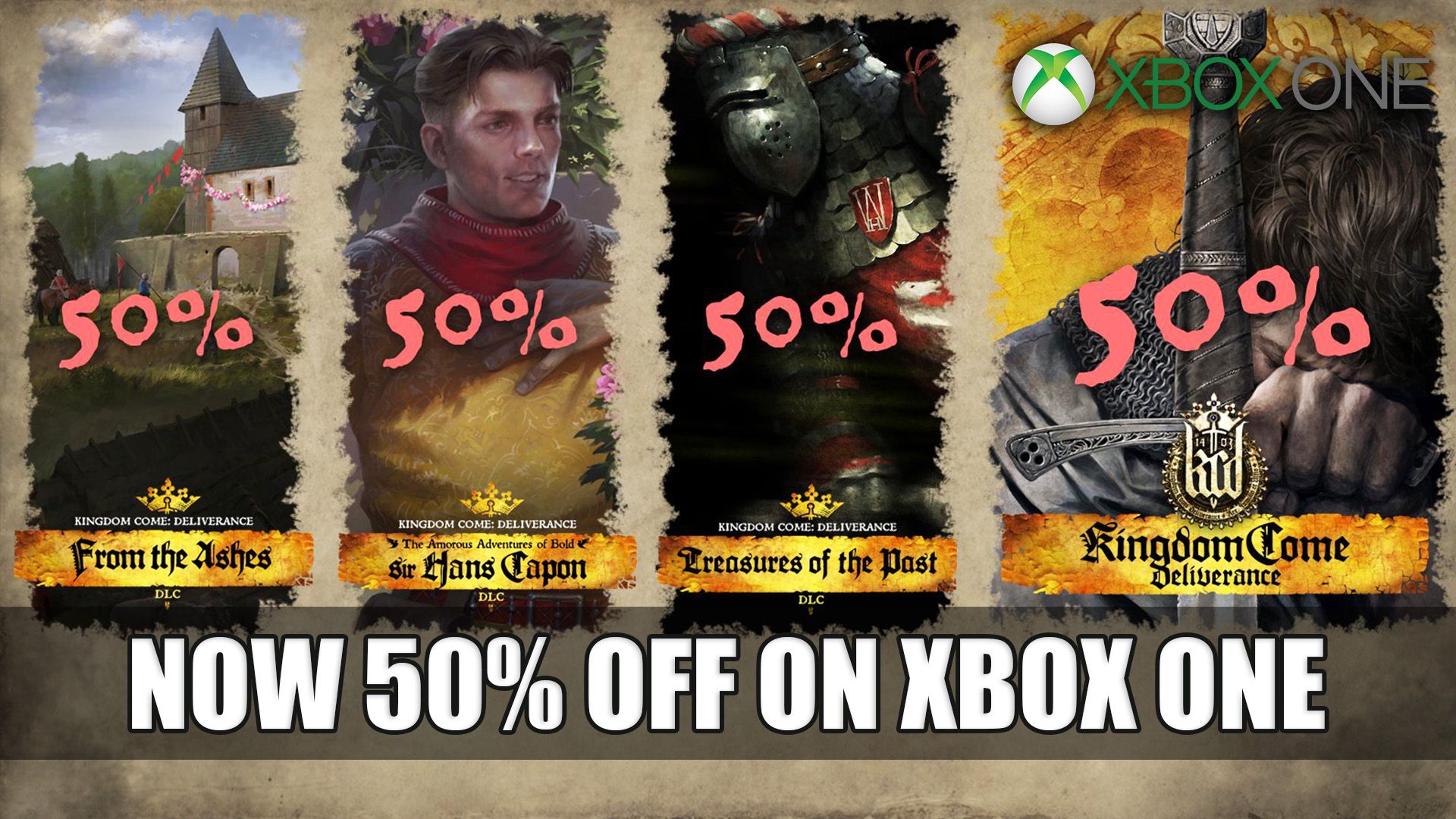 Kingdom Come Deliverance Now 50% Off on Xbox One
