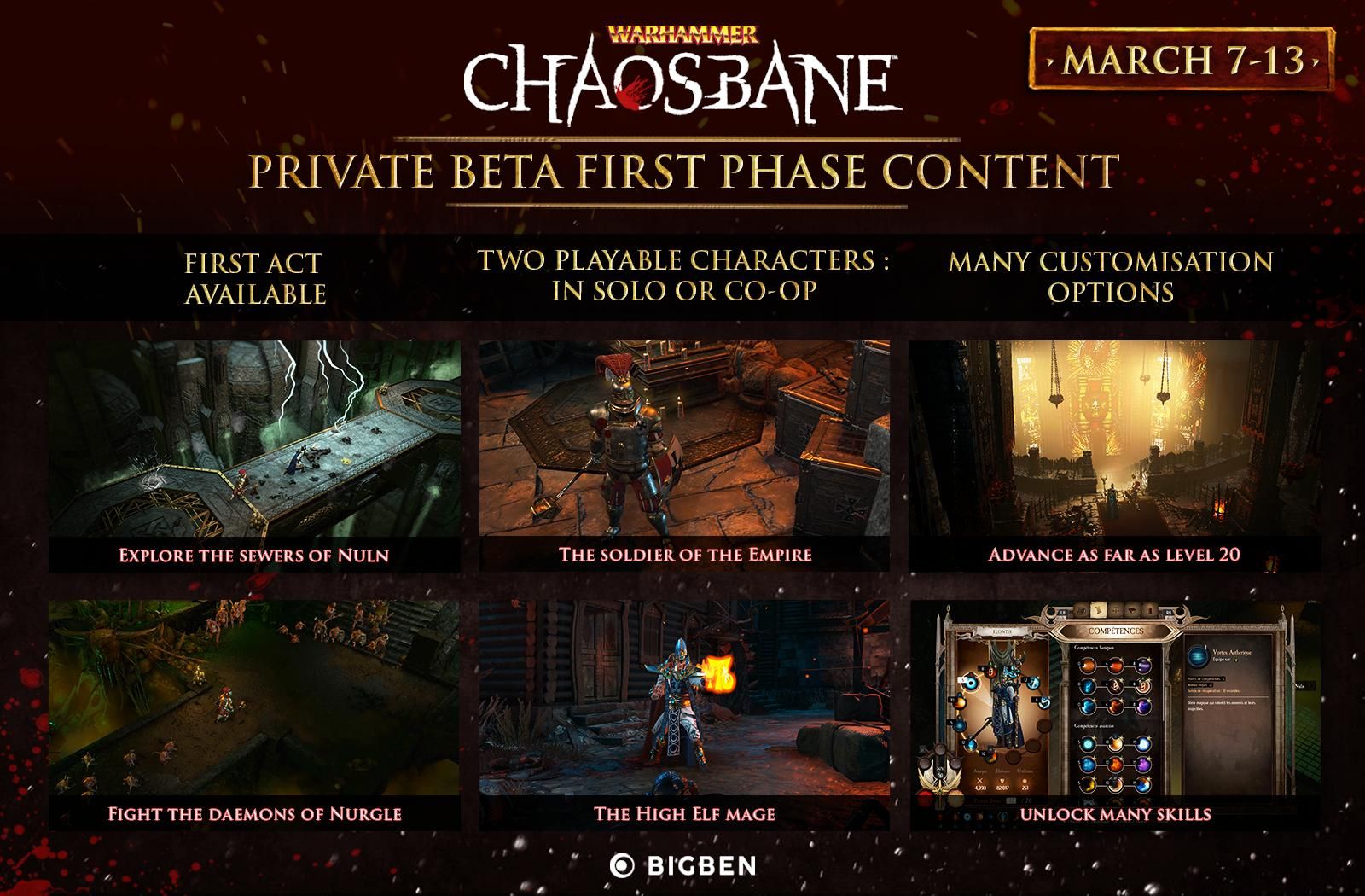 Warhammer: Chaosbane Begins Closed Beta on March 7th