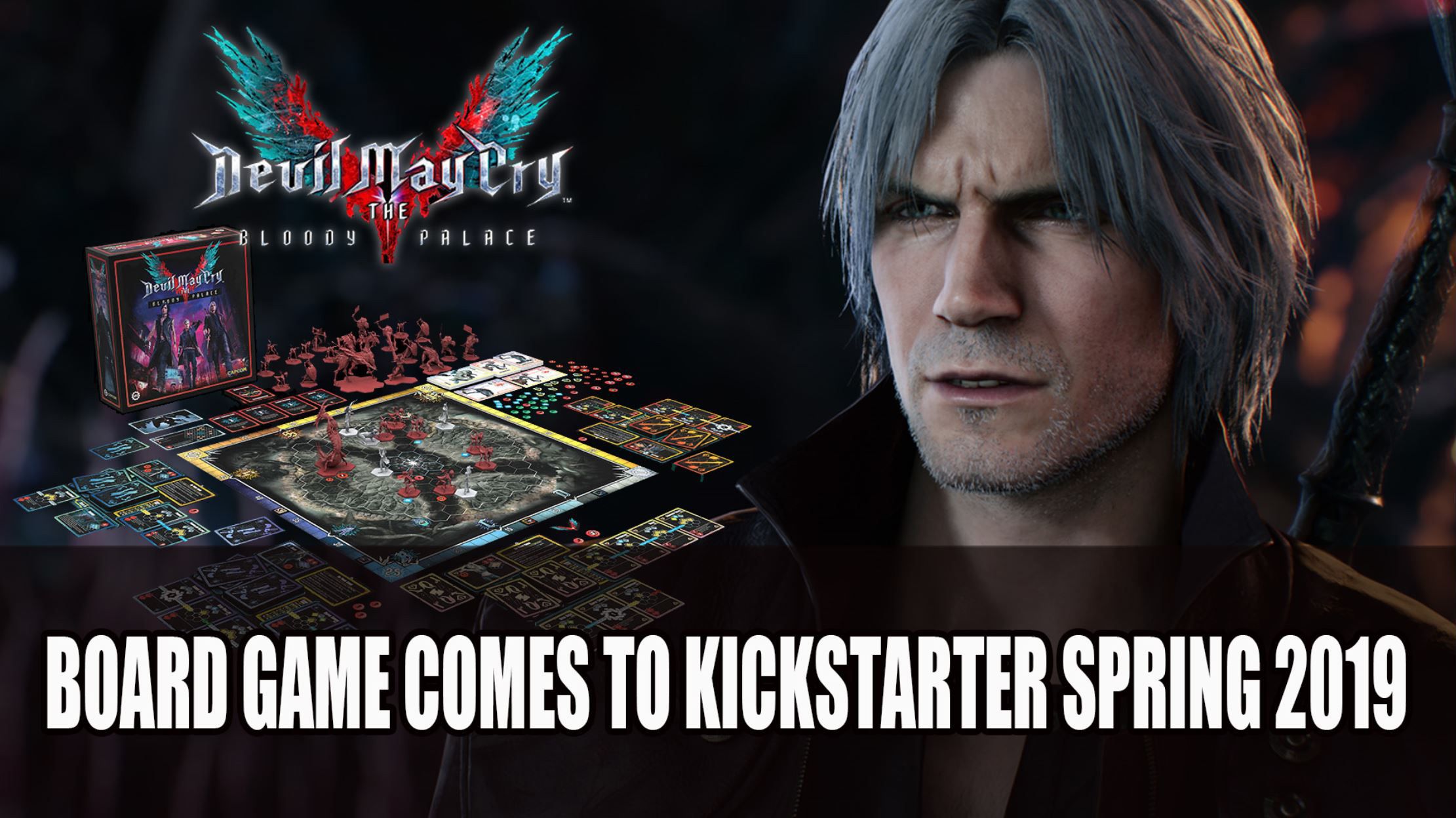 Devil May Cry The Bloody Palace Board Game comes to Kickstarter spring 2019