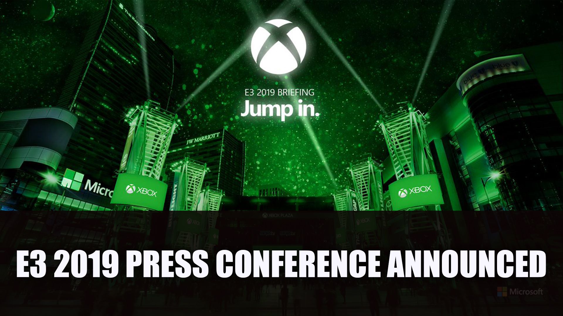 Mircosoft E3 2019 Press Conference Announced