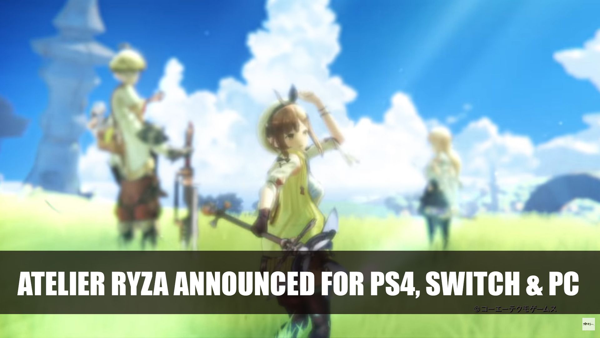 Atelier Raiza Announced for PS4 Switch and PC