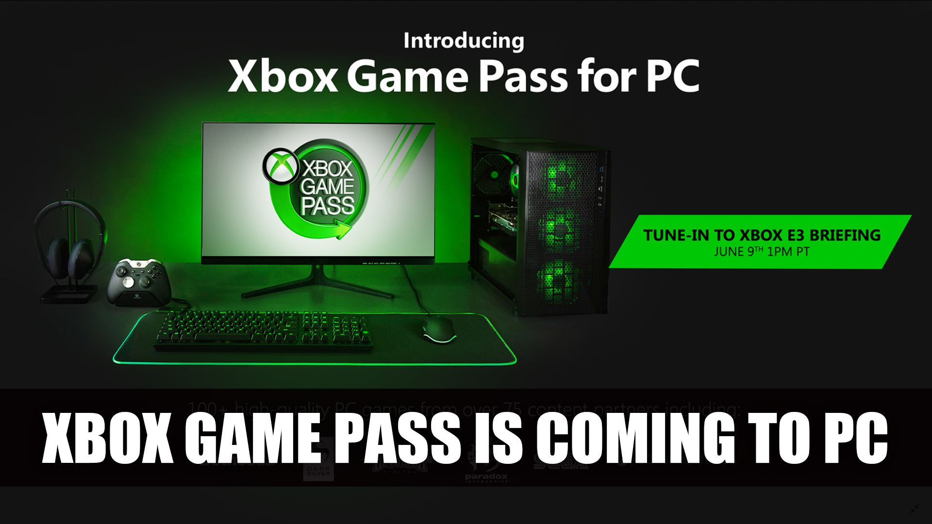 Xbox Game Pass Is Coming to PC