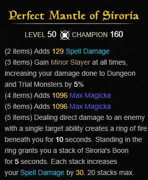mantle of siroria