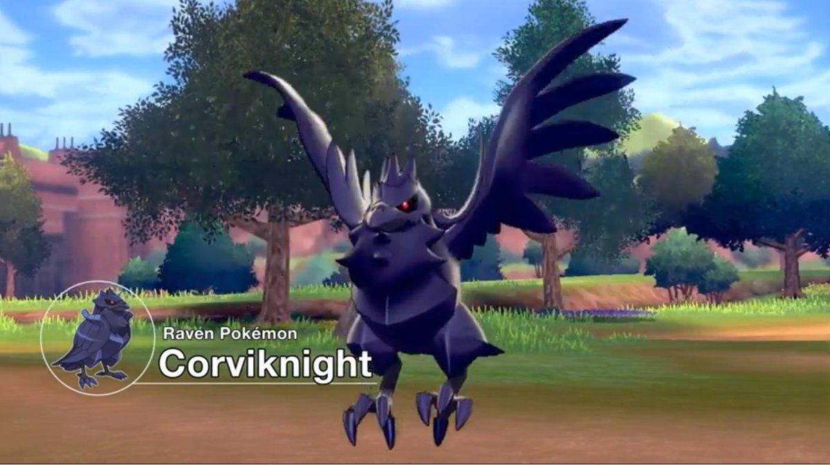 Pokemon Sword and Shield Corviknight