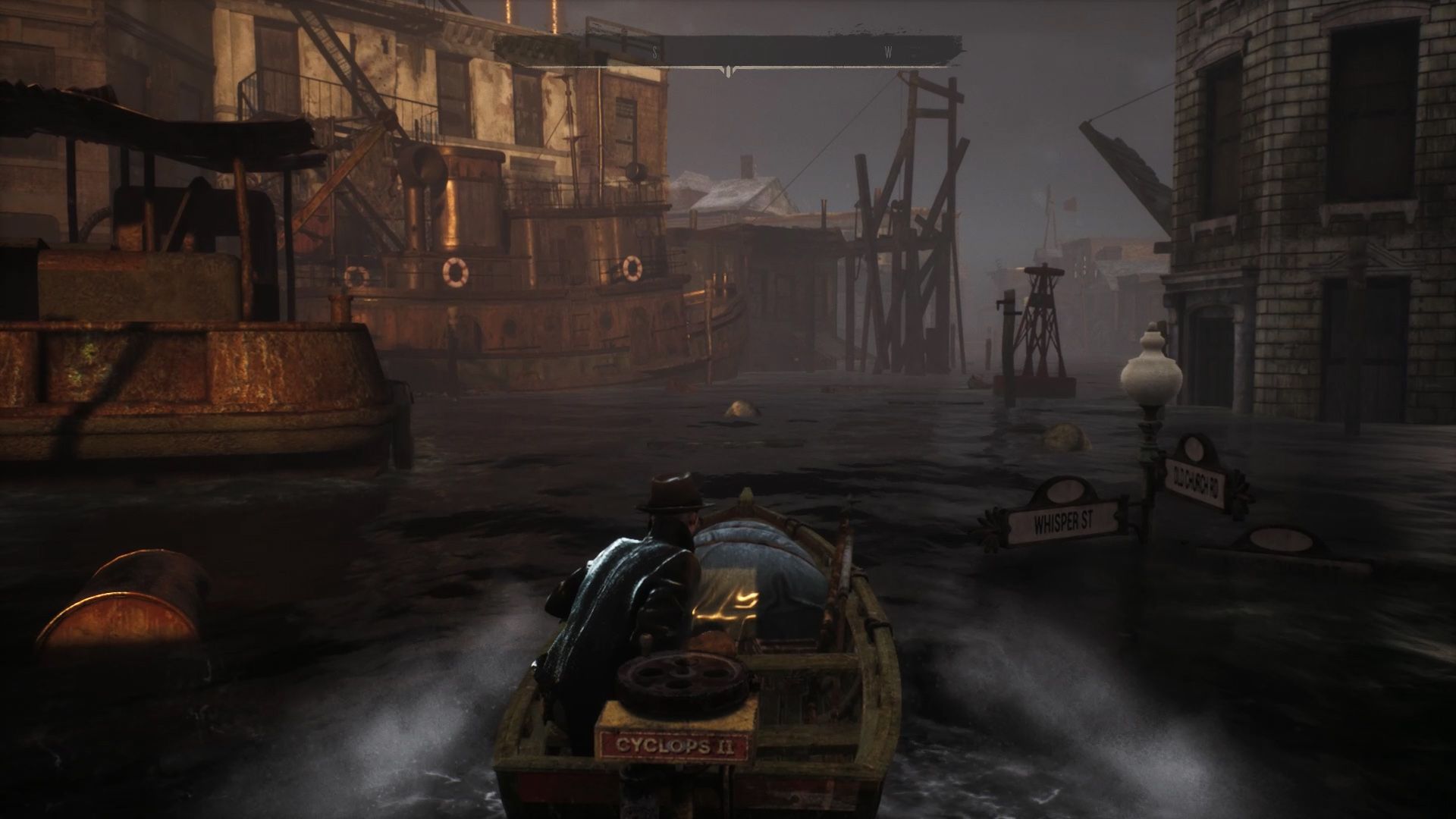 The Sinking City Speedboat