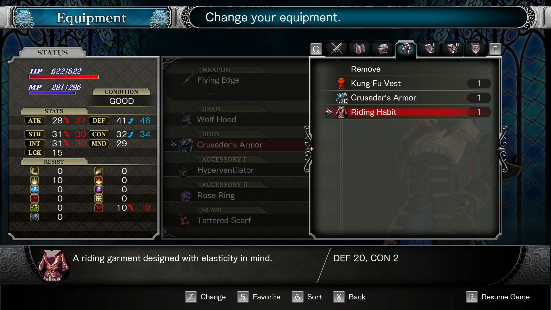 bloodstained-review-equipment