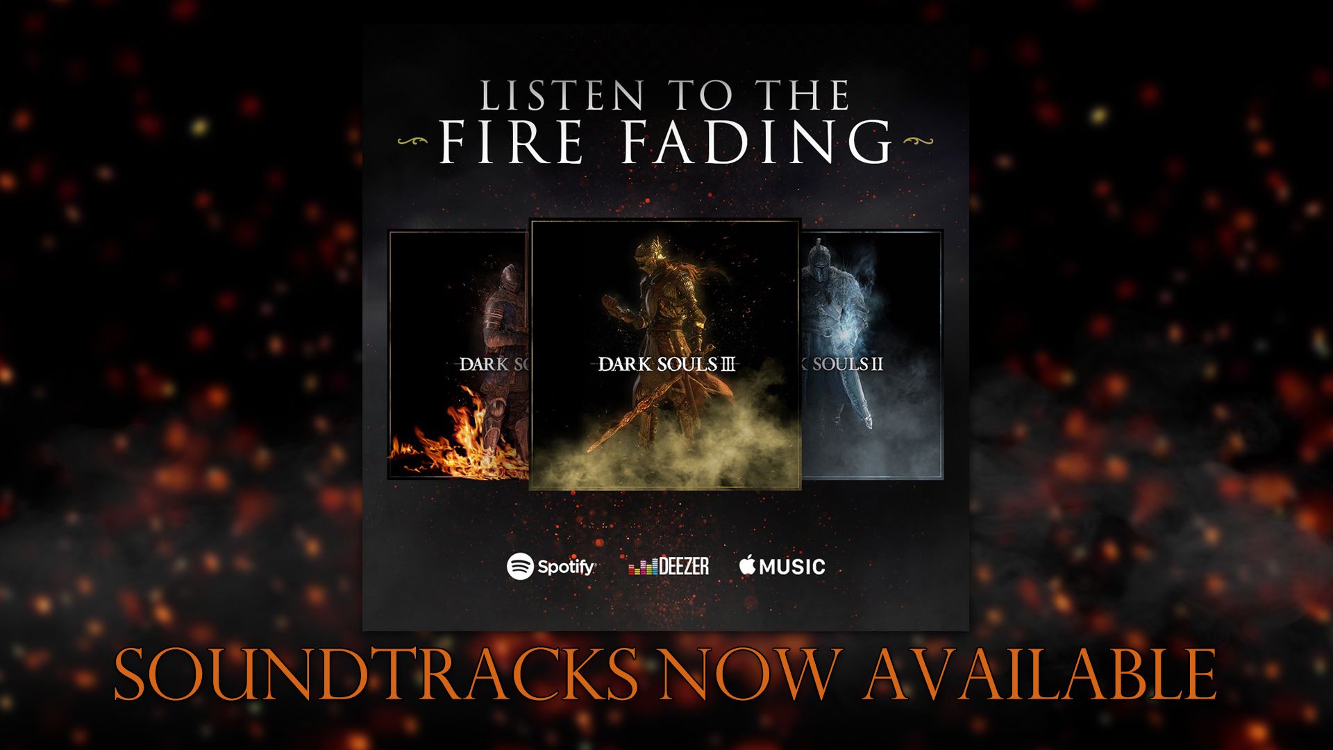 Dark Souls soundtracks now available spotify deezer apple music