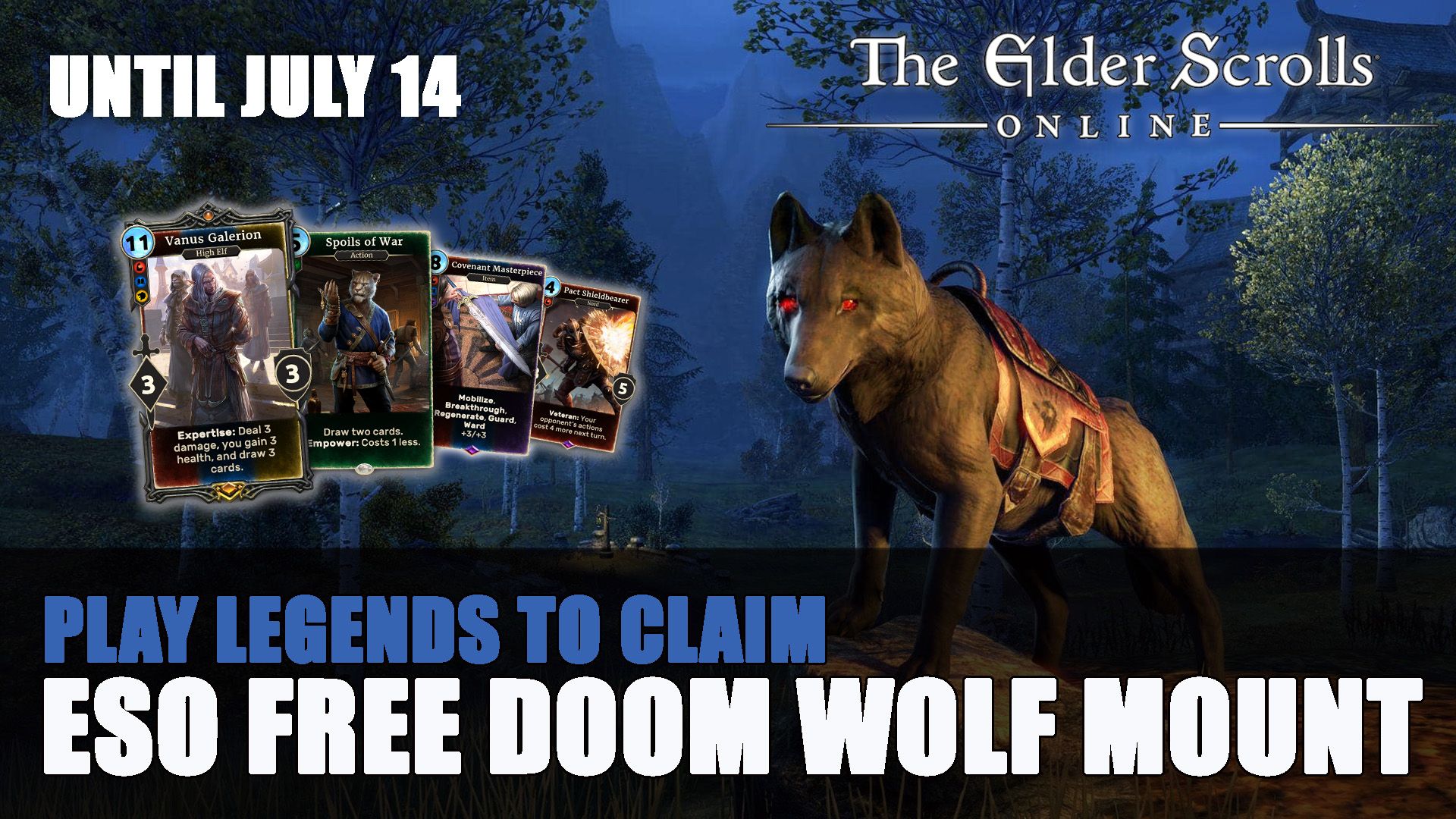 ESO Free Doom Wolf Mount