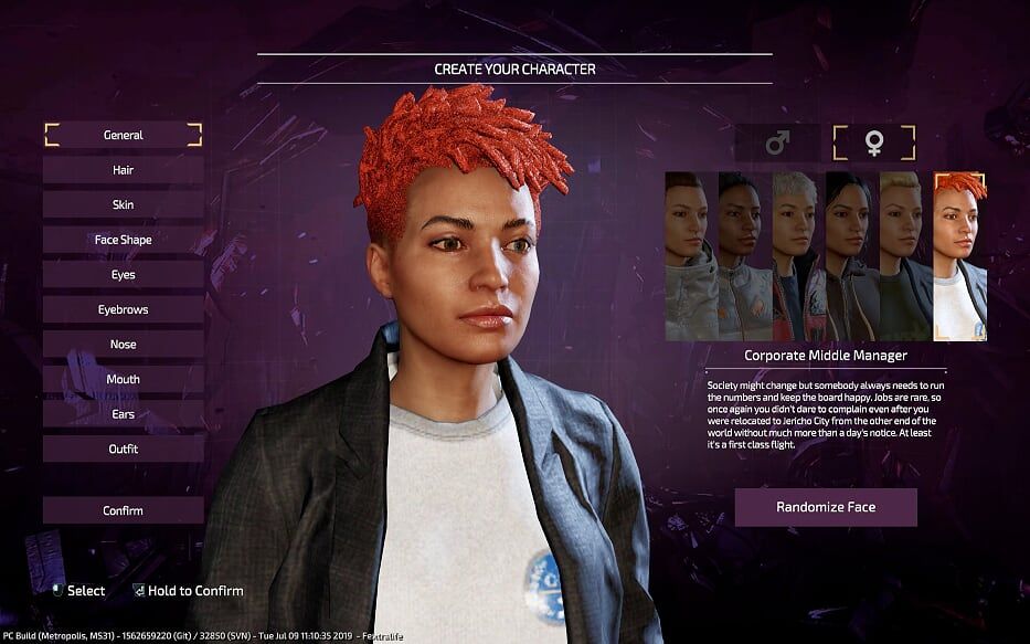 The Surge 2 Character Creation 01