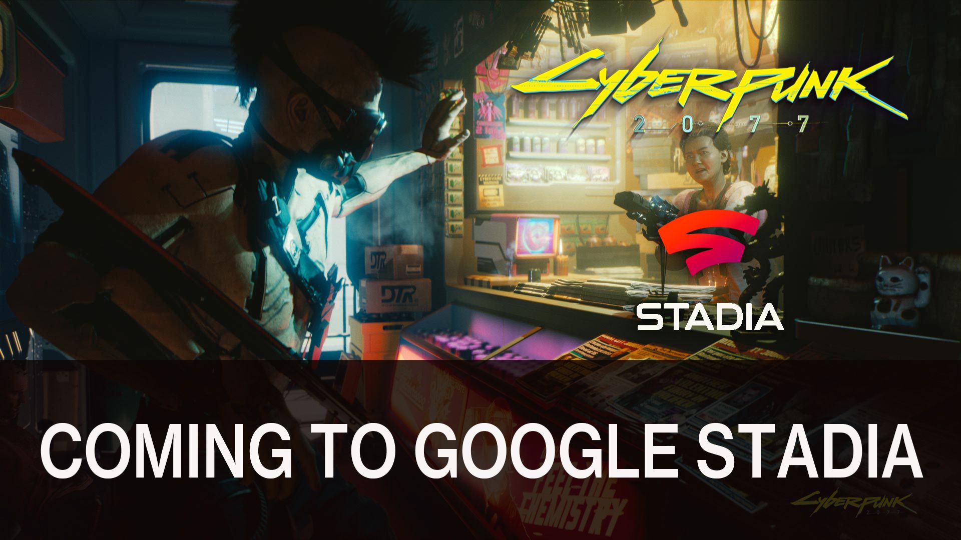 Cyberpunk 2077 Coming to Google Stadia