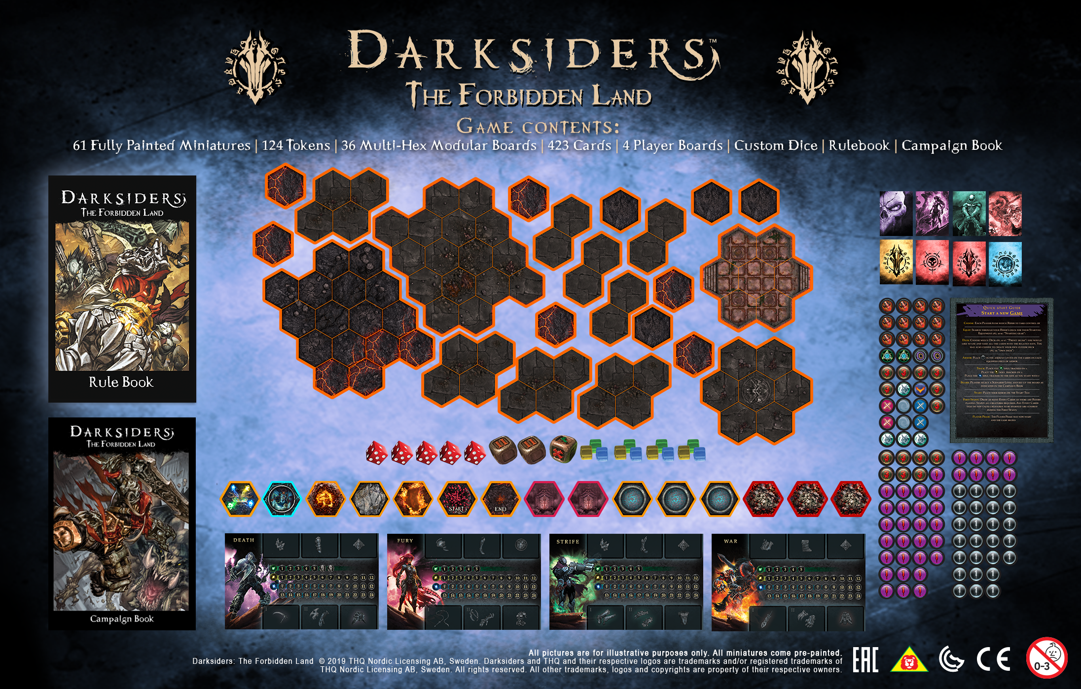 Darksiders The Forbidden Land Board Game Details Announced