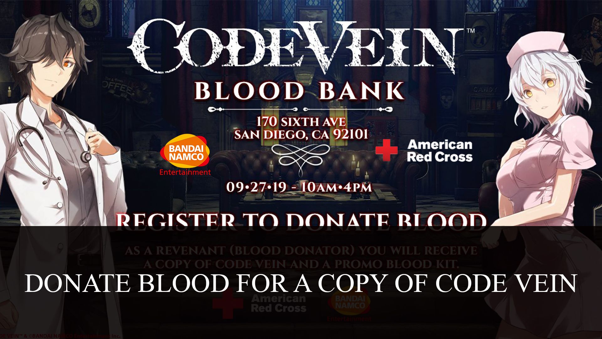 Code Vein Blood Drive