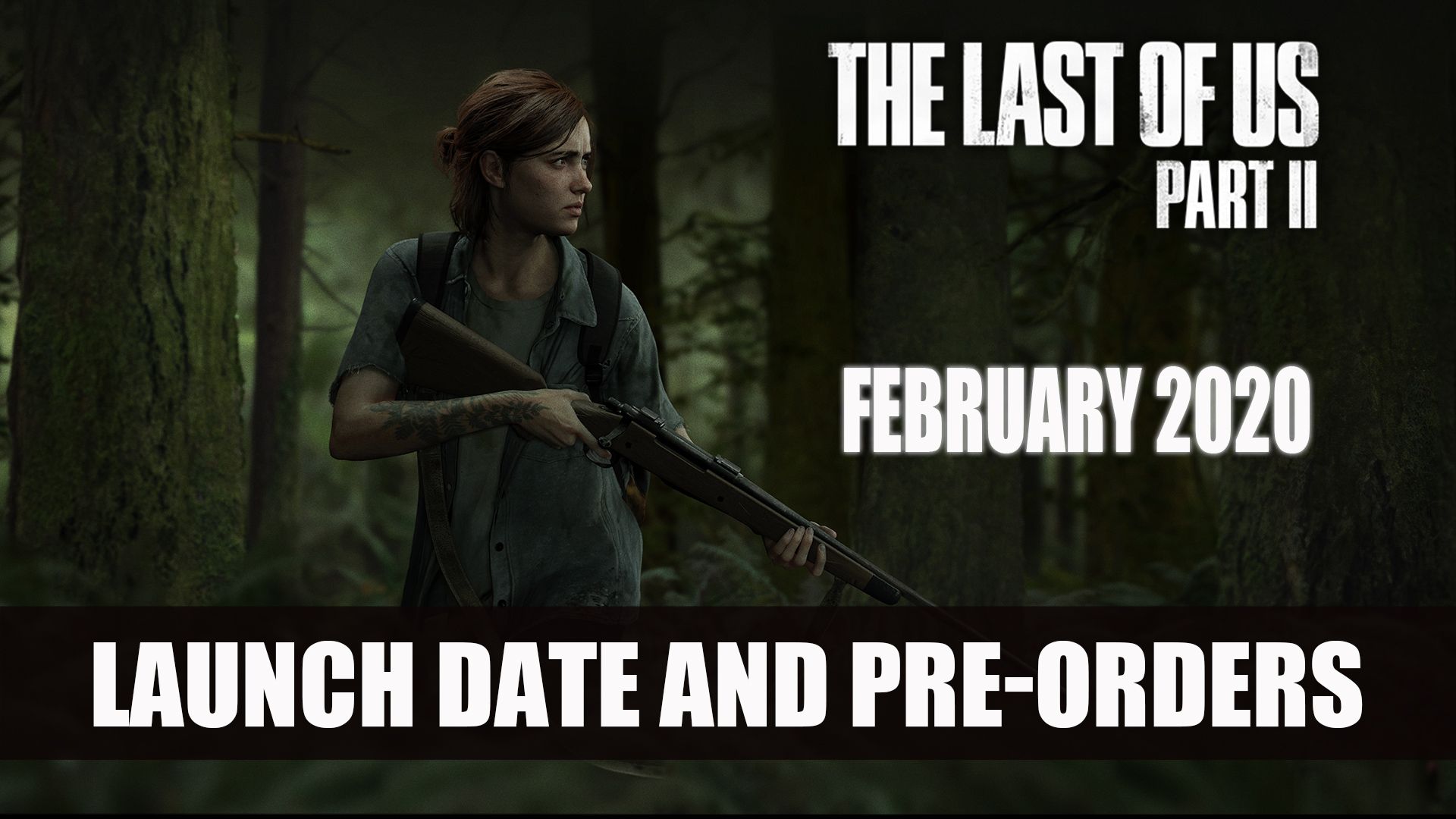 The Last of Us Part II launch date and pre orders