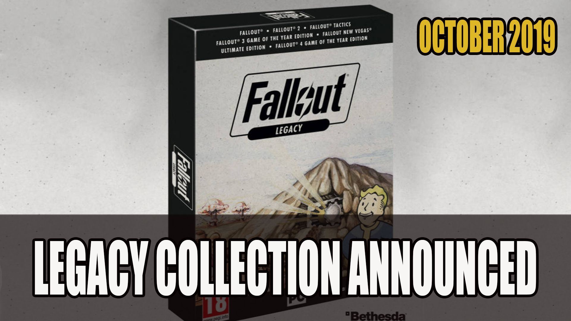 Fallout Legacy Collection Announced