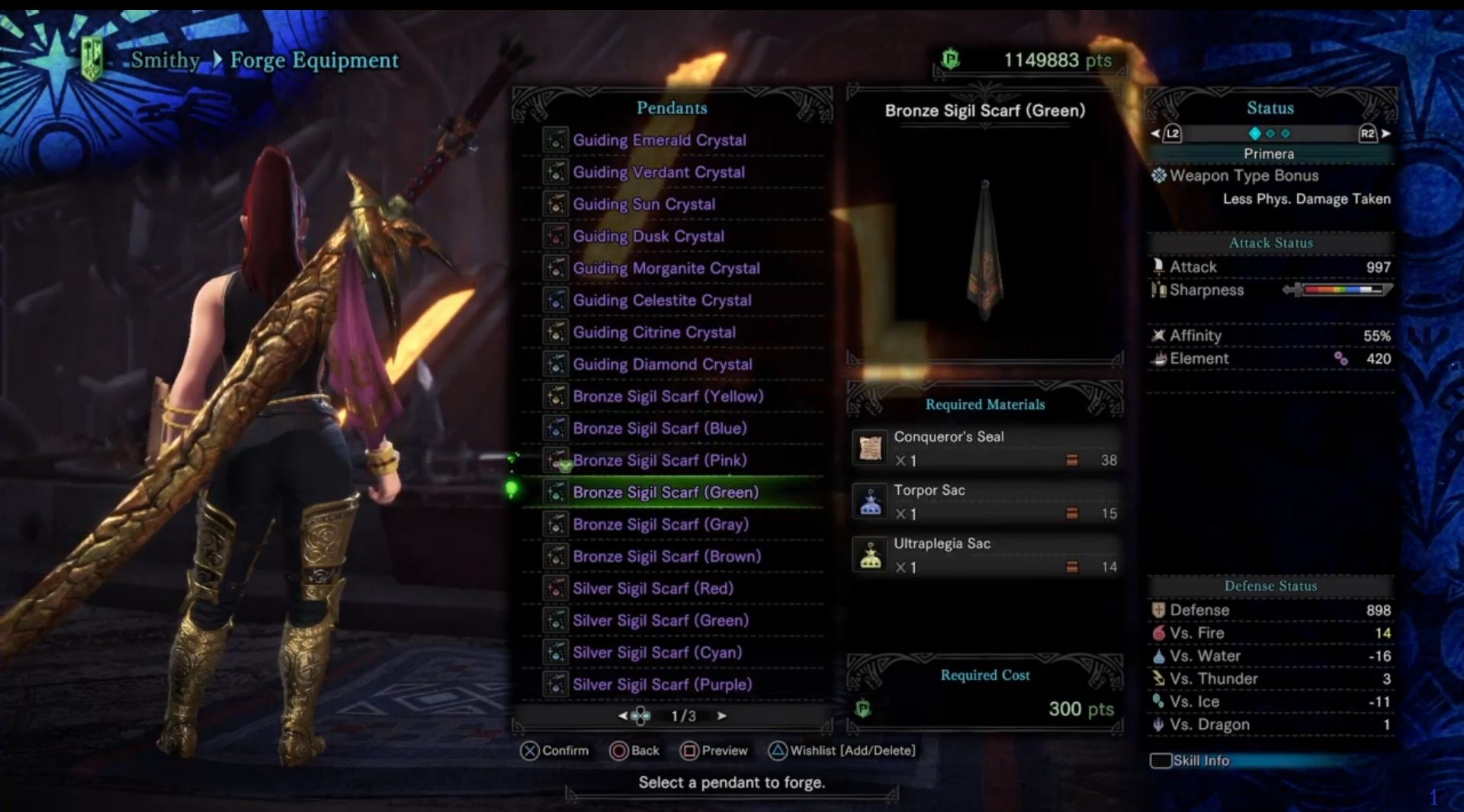 Monster Hunter World Iceborne All Pendants Guide