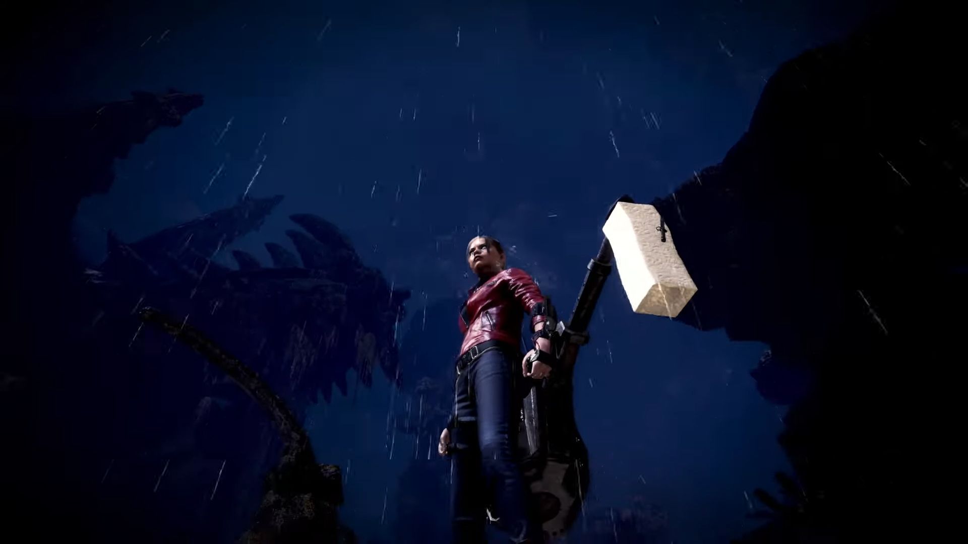 MHW Iceborne x RE2 Remake Crossover 03