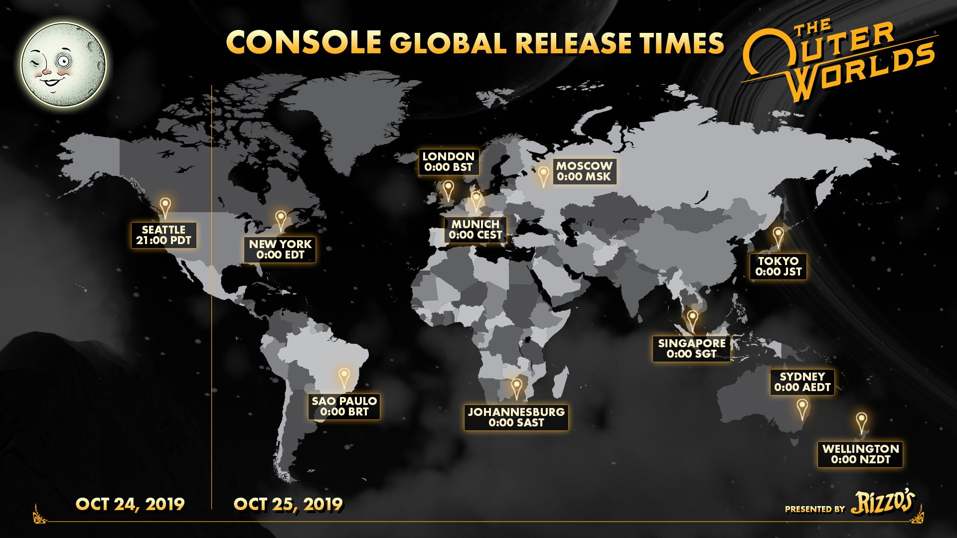 The Outer Worlds Day One Patch is 38GB for Xbox One and 18GB for PS4