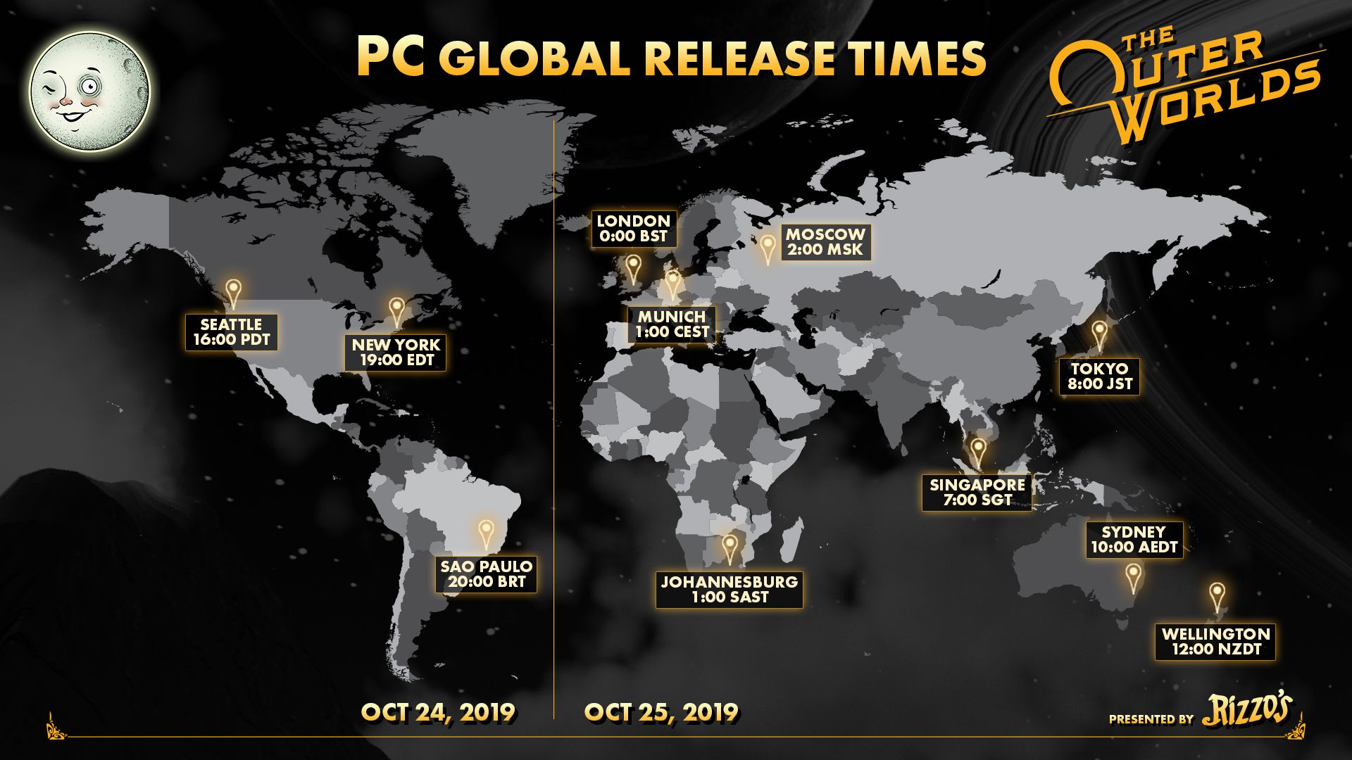The Outer Worlds Day One Patch is 38GB for Xbox One and 18GB for PS4