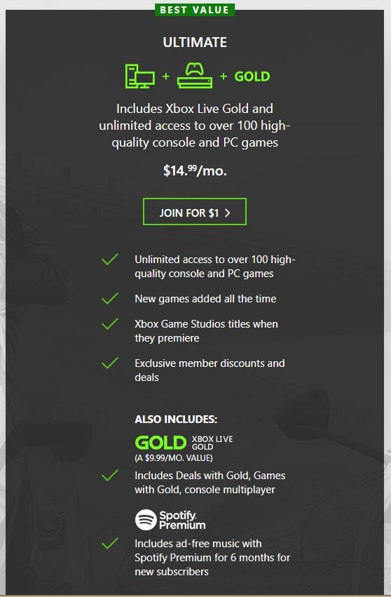 Xbox Game Pass Ultimate Offer Includes 6 Months Spotify Premium