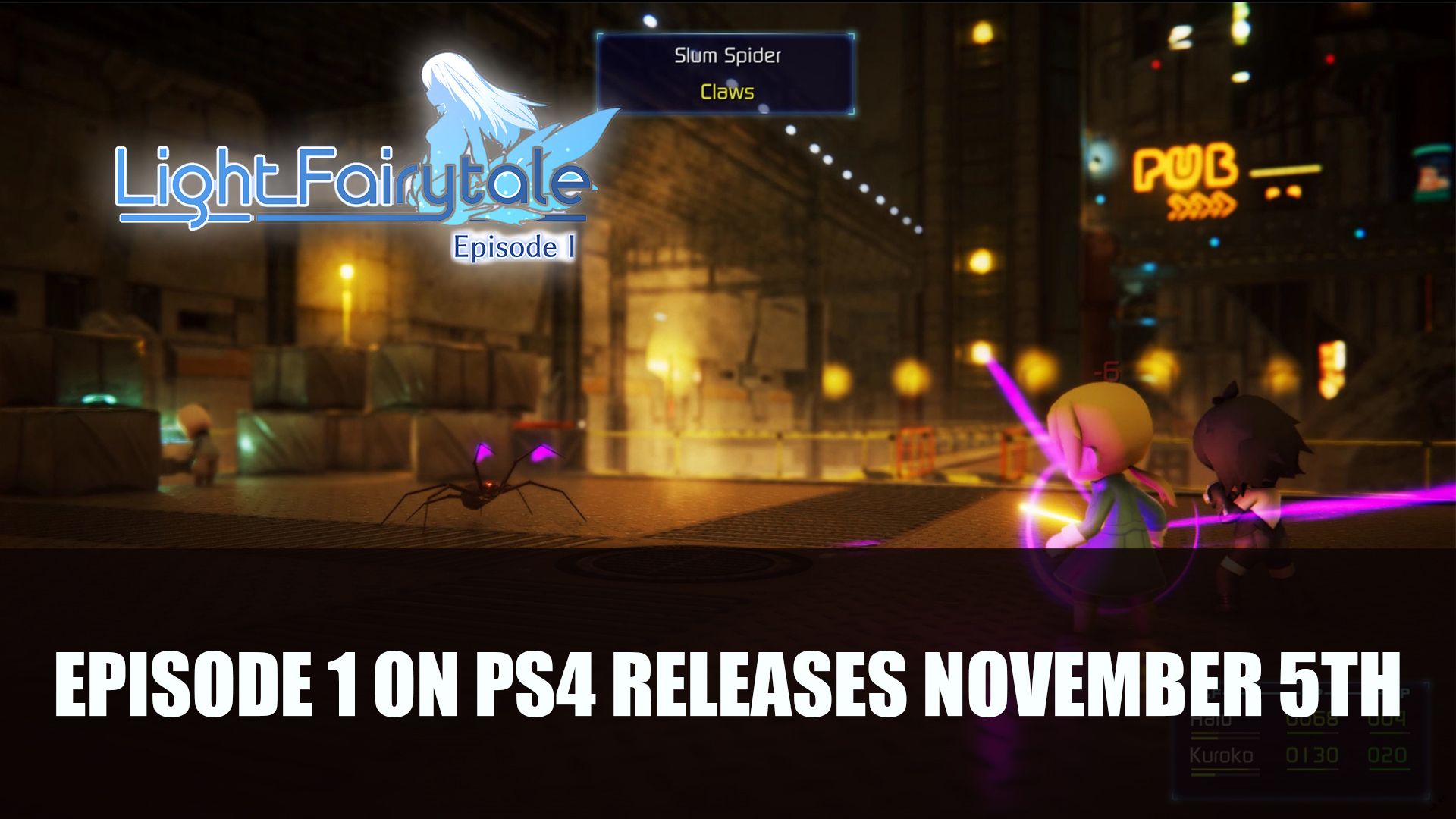 Light Fairytale Episode 1 on PS4 Releases November 5th