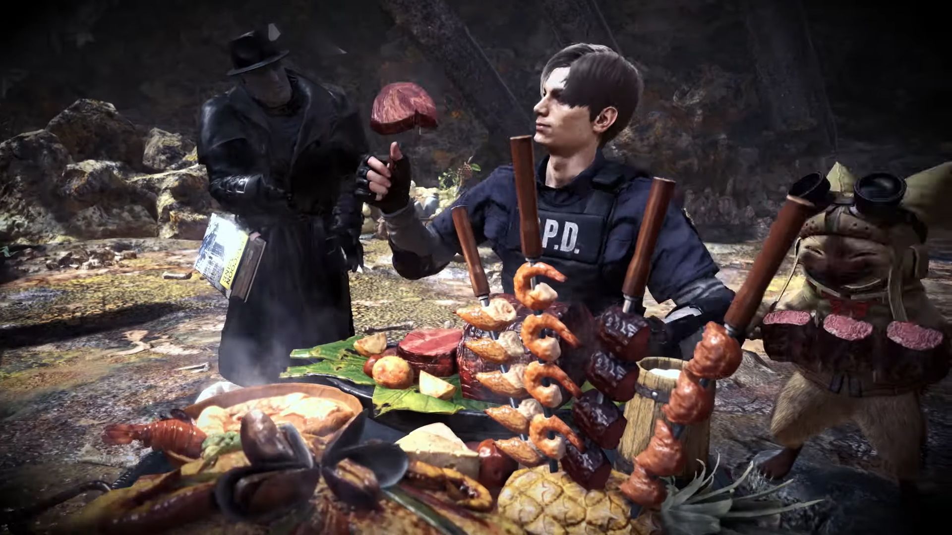 Monster Hunter World Iceborne Raccoon City and All New Horizon Zero Dawn Collaboration Event