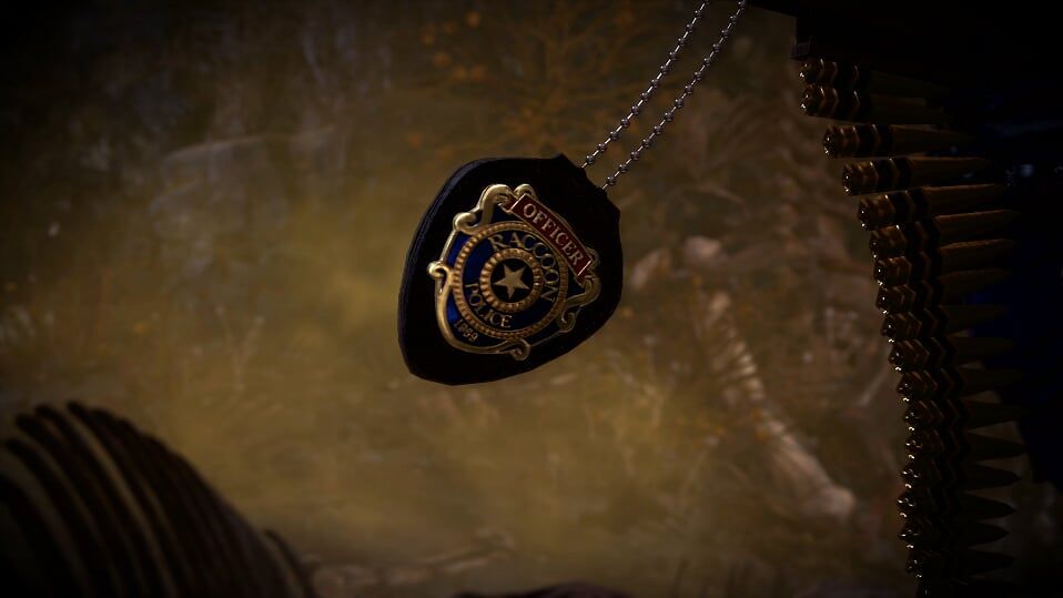 Raccoon_City_Collaboration RPD_Pendant