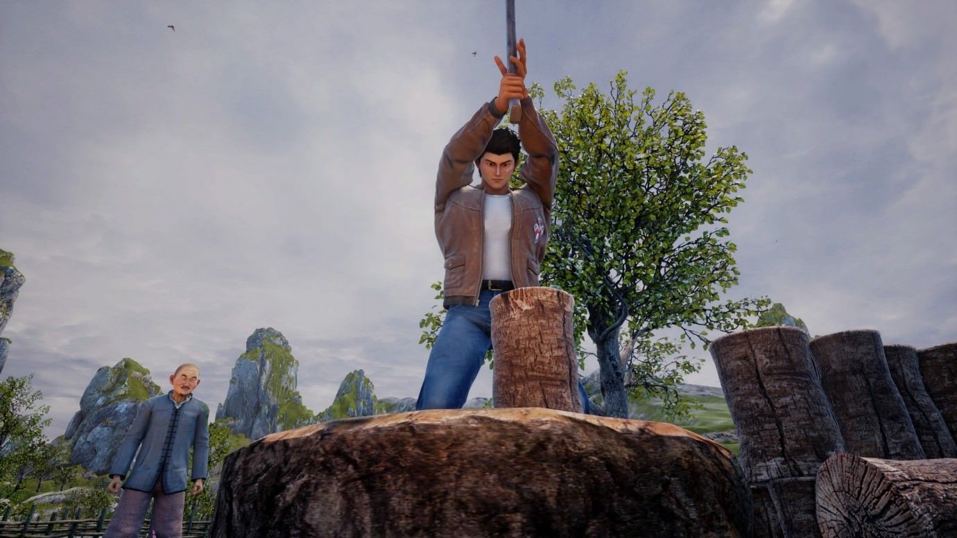 shenmue-3-review-wood-chopping-job