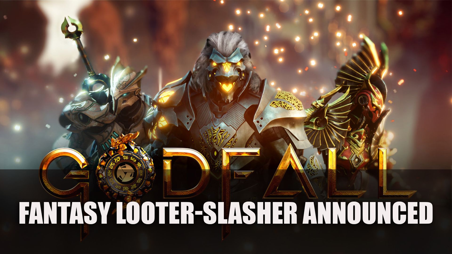 Godfall fantasy looter slasher announced