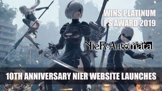 NieR Opens 10th Anniversary Teaser Website Plus Wins Platinum Prize at Playstation Awards