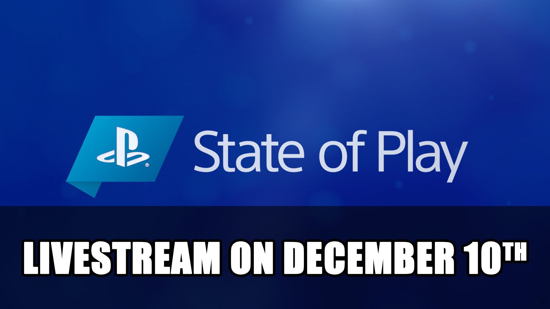 Playstation State of Play End 2019 Announced