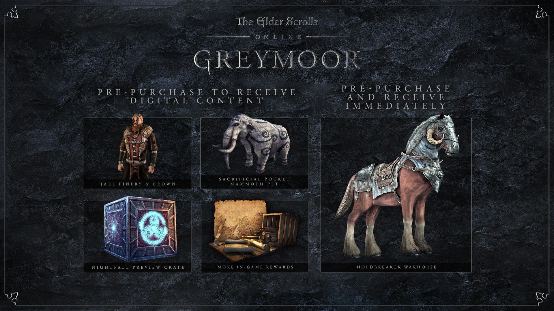 Elder Scrolls Online: Greymoor Announced; Pre Order Editions