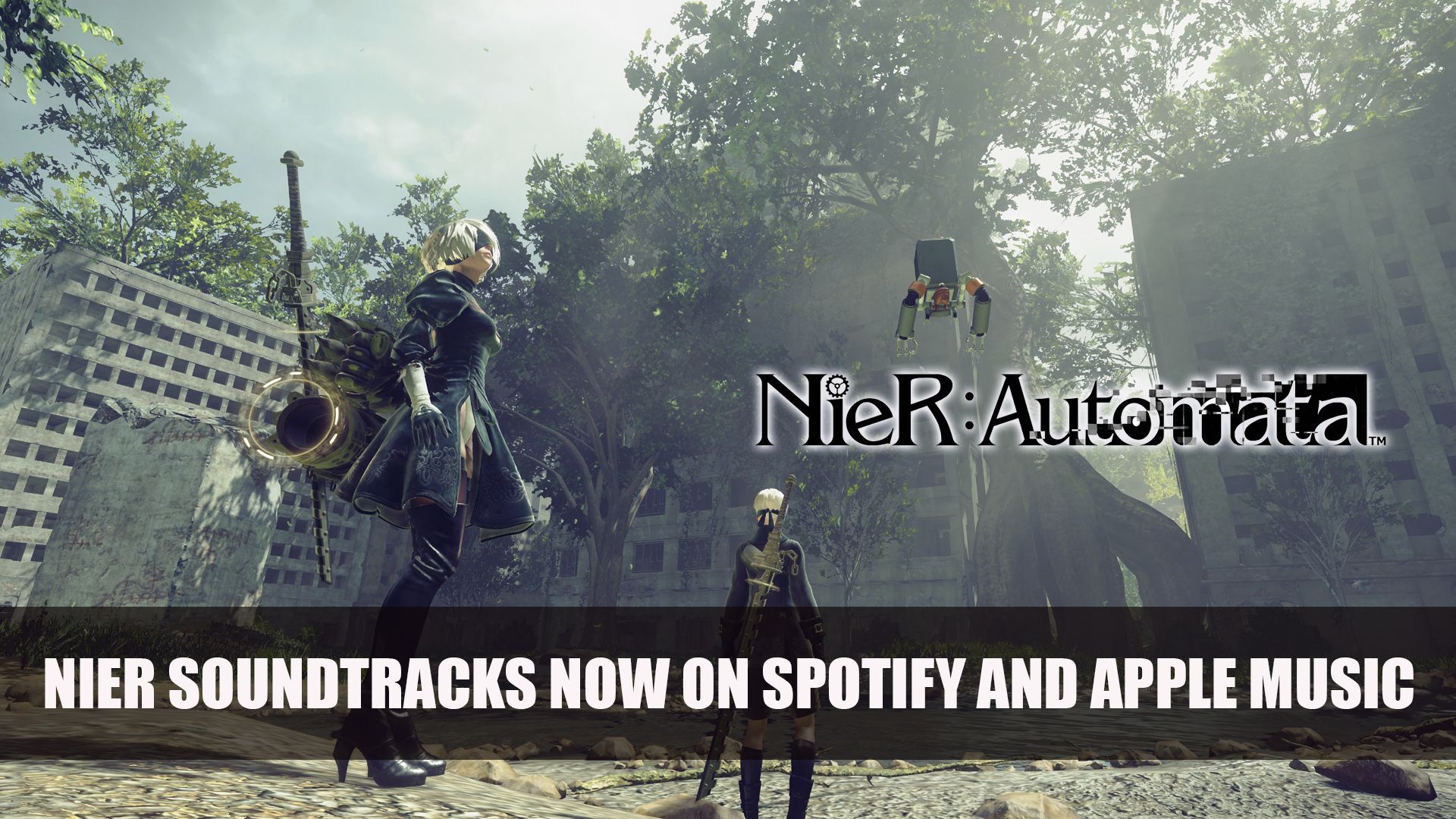 Nier soundtracks now on spotify and apple music