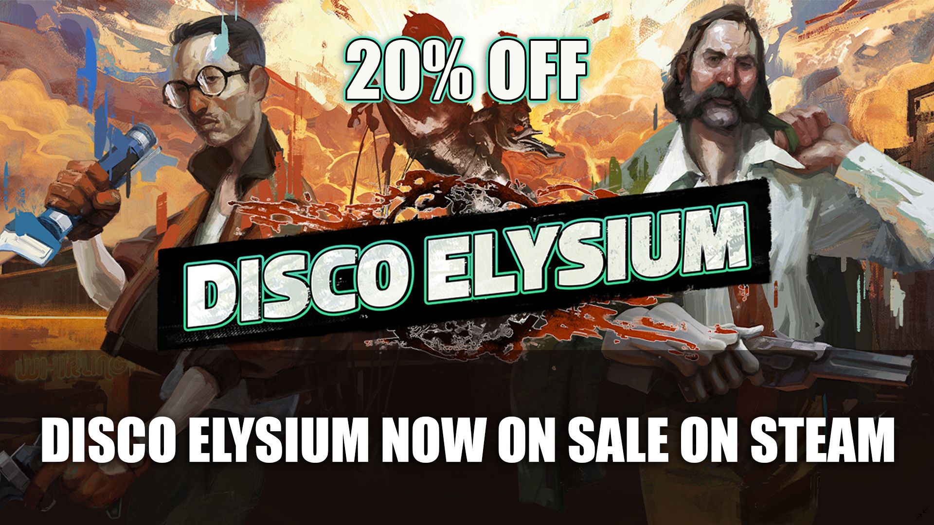 Disco Elysium Now 20% Off on Steam