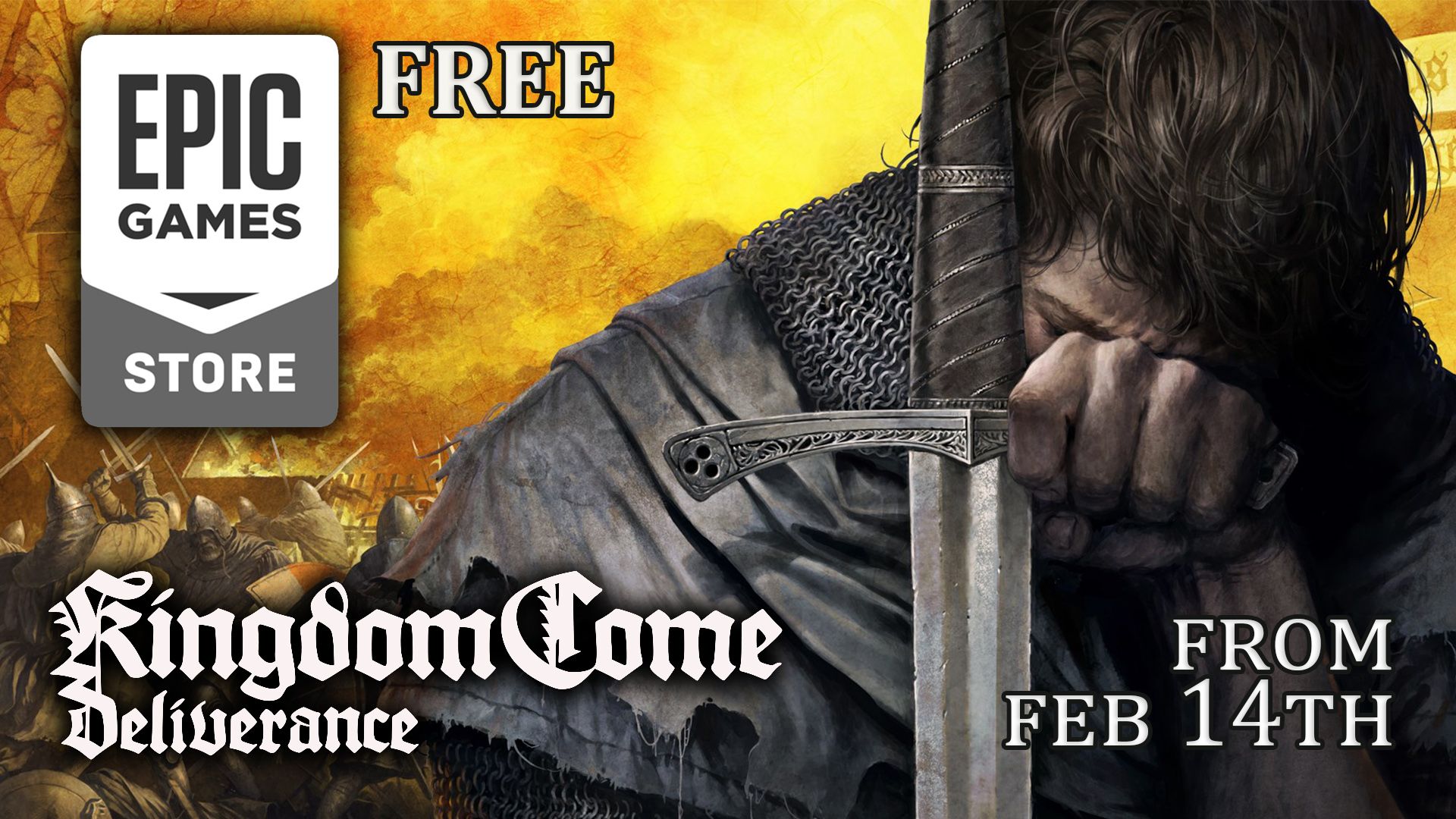 Kingdom Come Deliverance Free on Epic Games Store Next Week