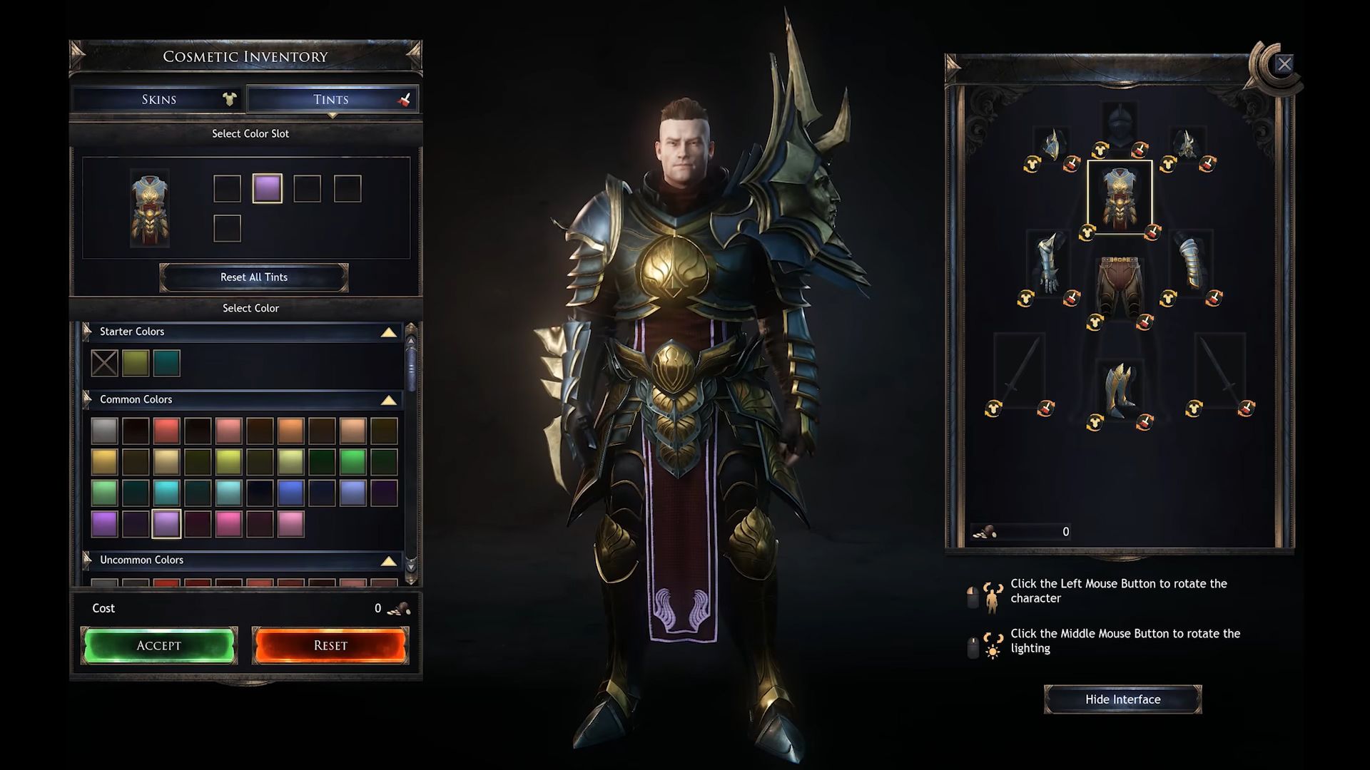 Wolcen Lords of Mayhem Cosmetic Inventory Dyes