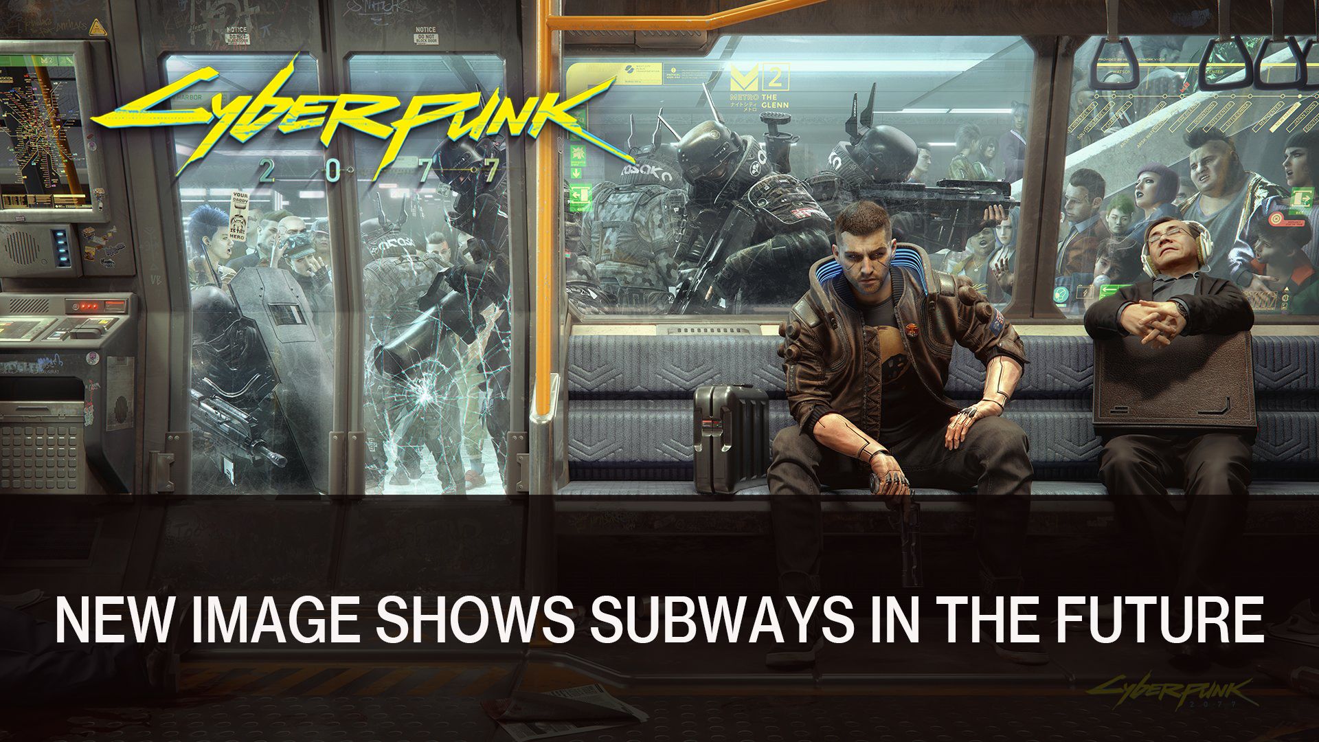 Cyberpunk 2077 New image Shows Subways in the future