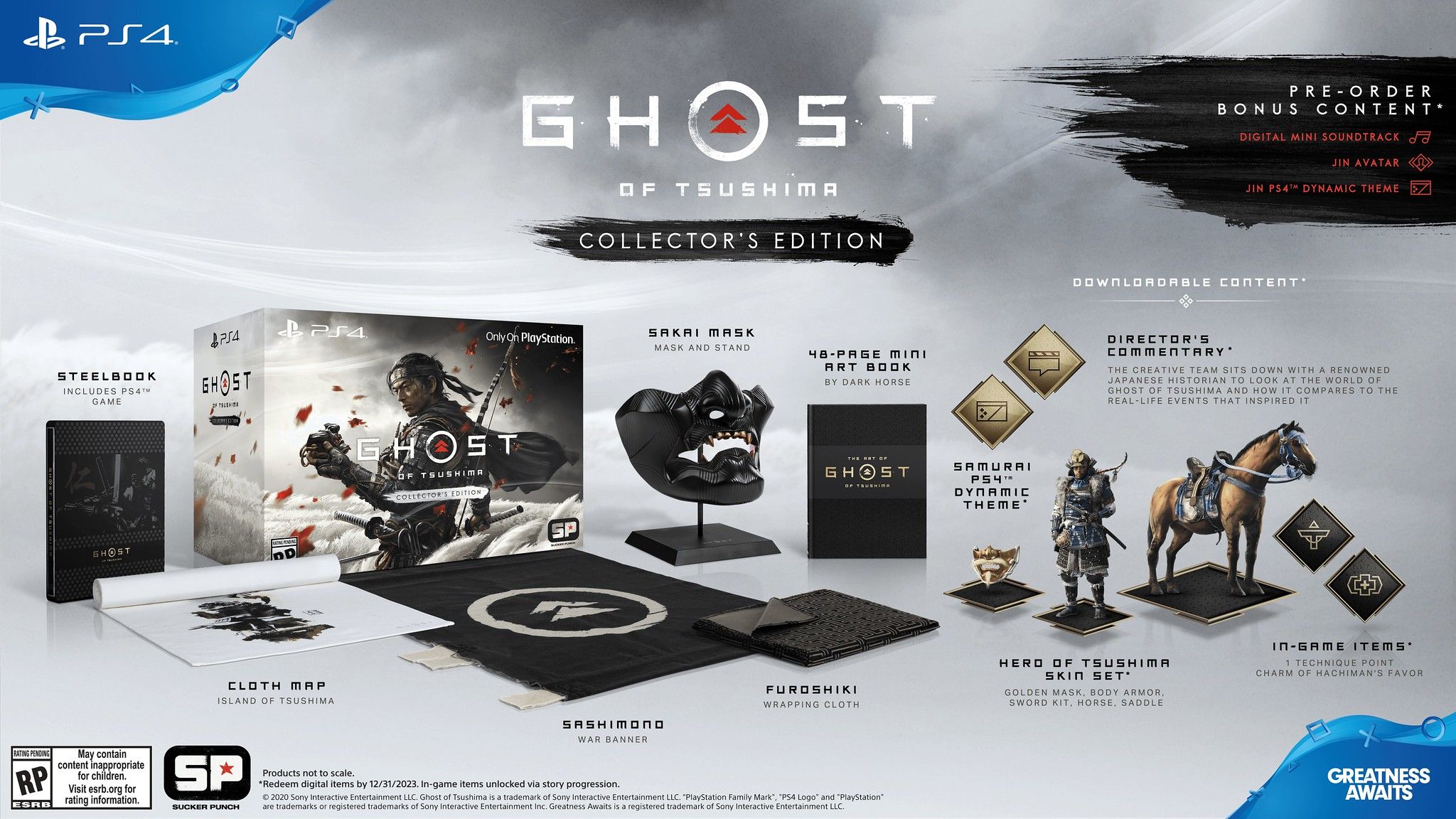 Ghost of Tsushima Announced for June 26th; Pre Order Editions