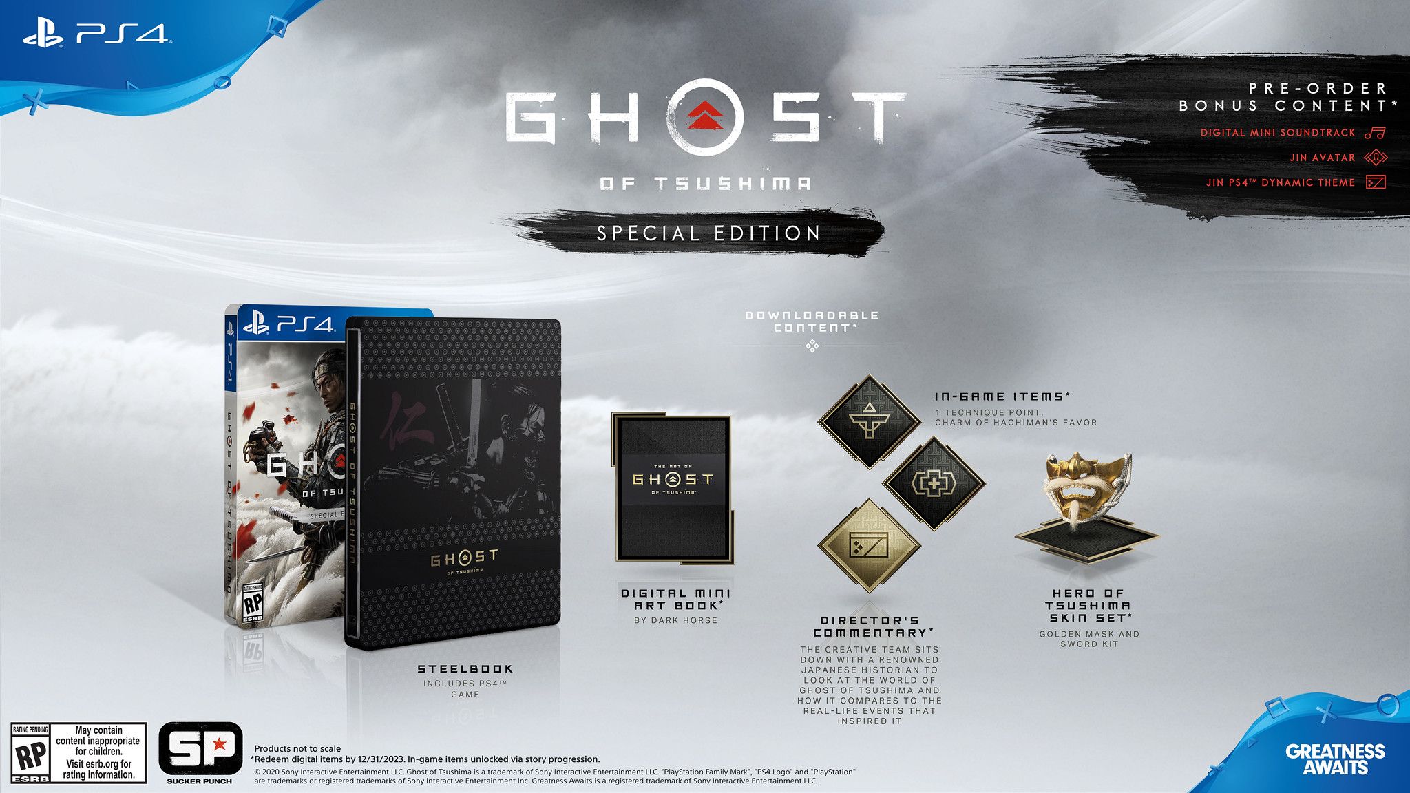 Ghost of Tsushima Announced for June 26th; Pre Order Editions