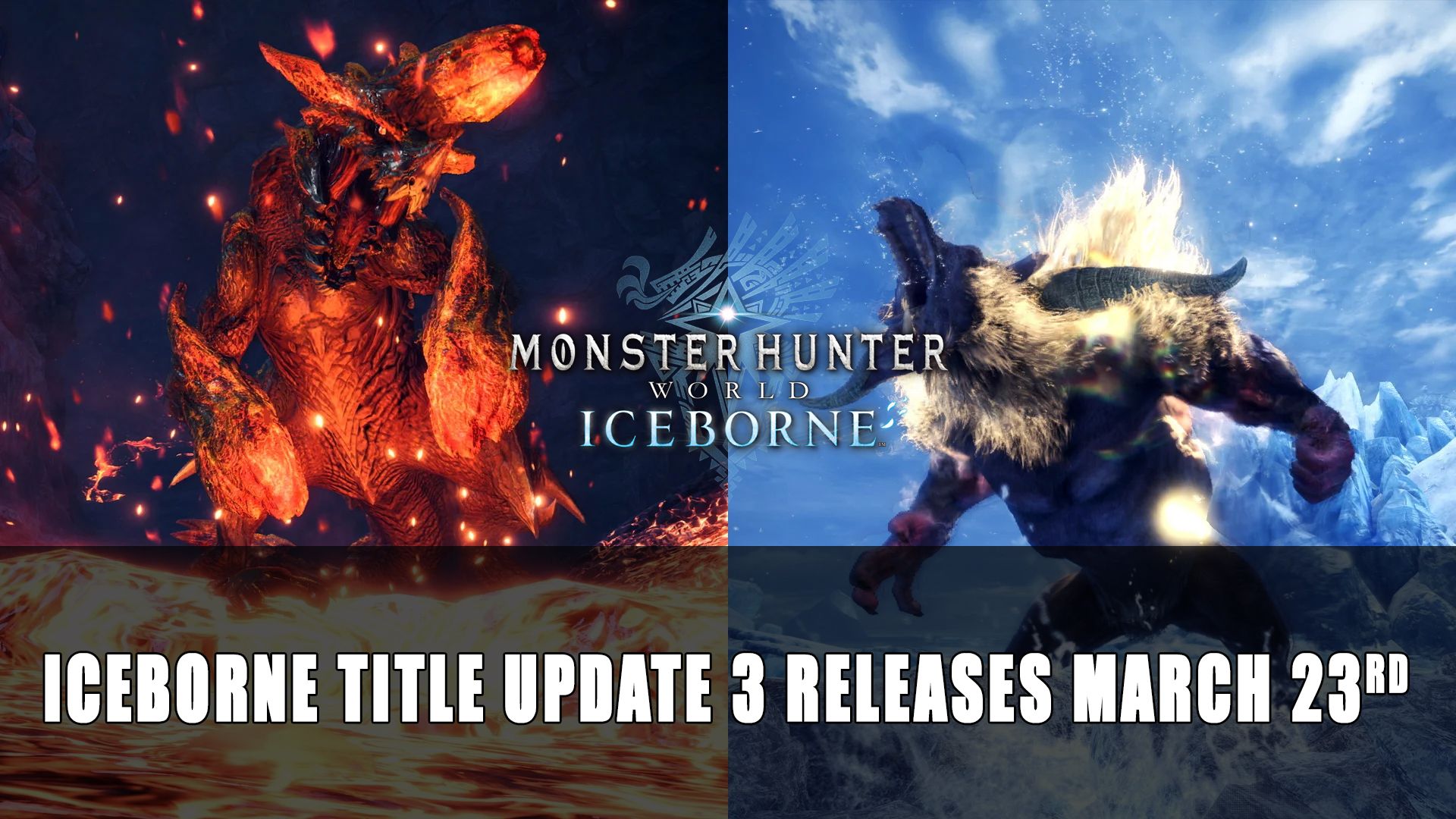 MHW Iceborne Title Update 3 Releases March 23rd