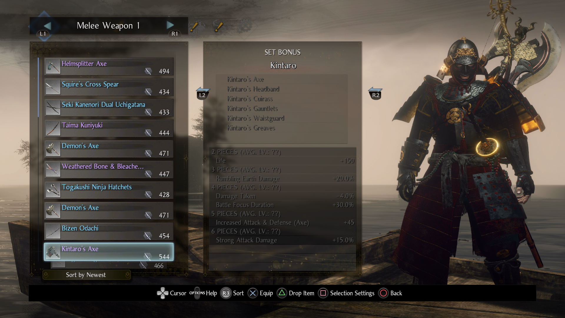 Nioh 2 Builds: Raging Tiger (Axe)