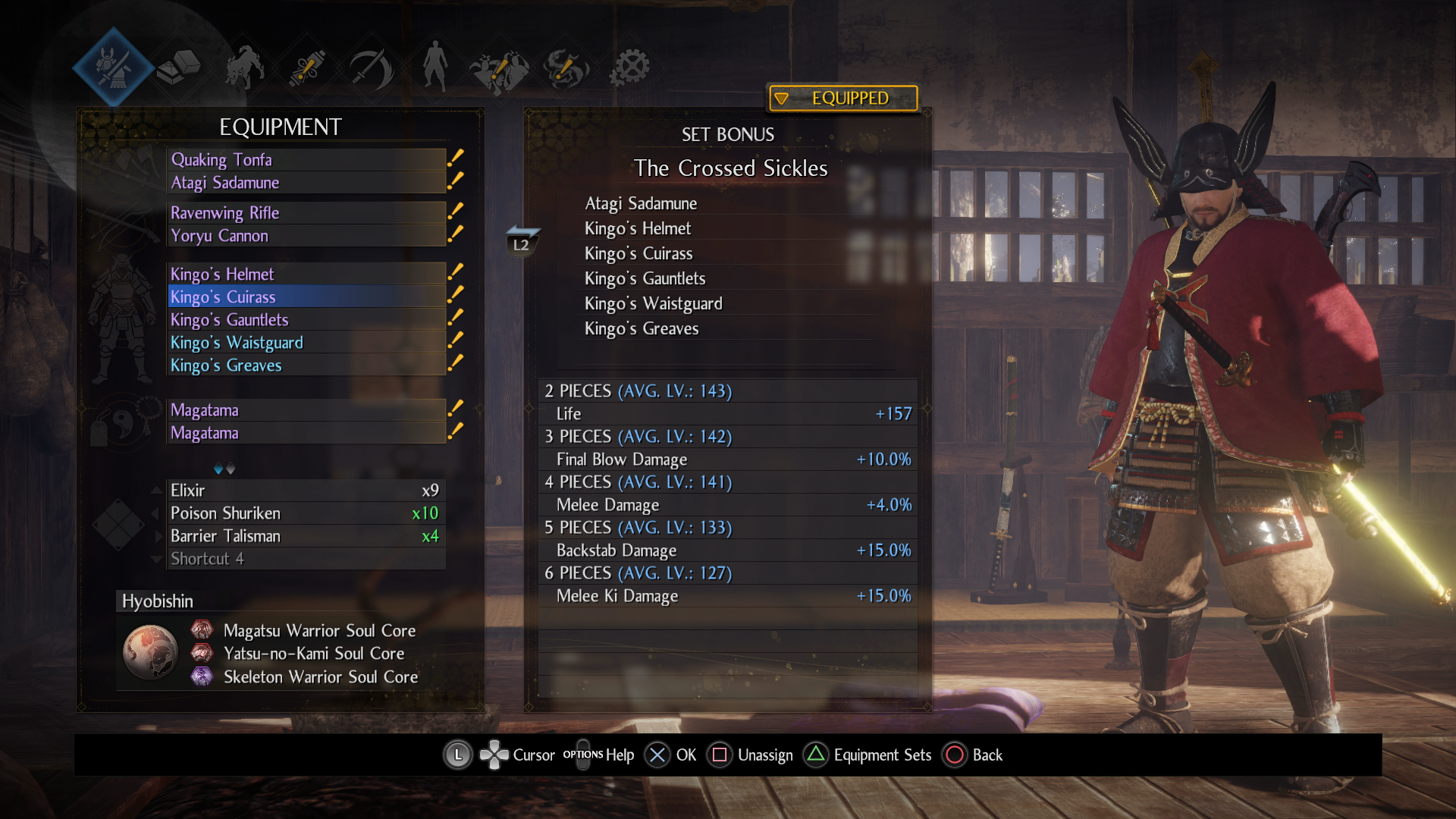 Nioh 2 Builds: Heavenly Apocalypse (Tonfas)