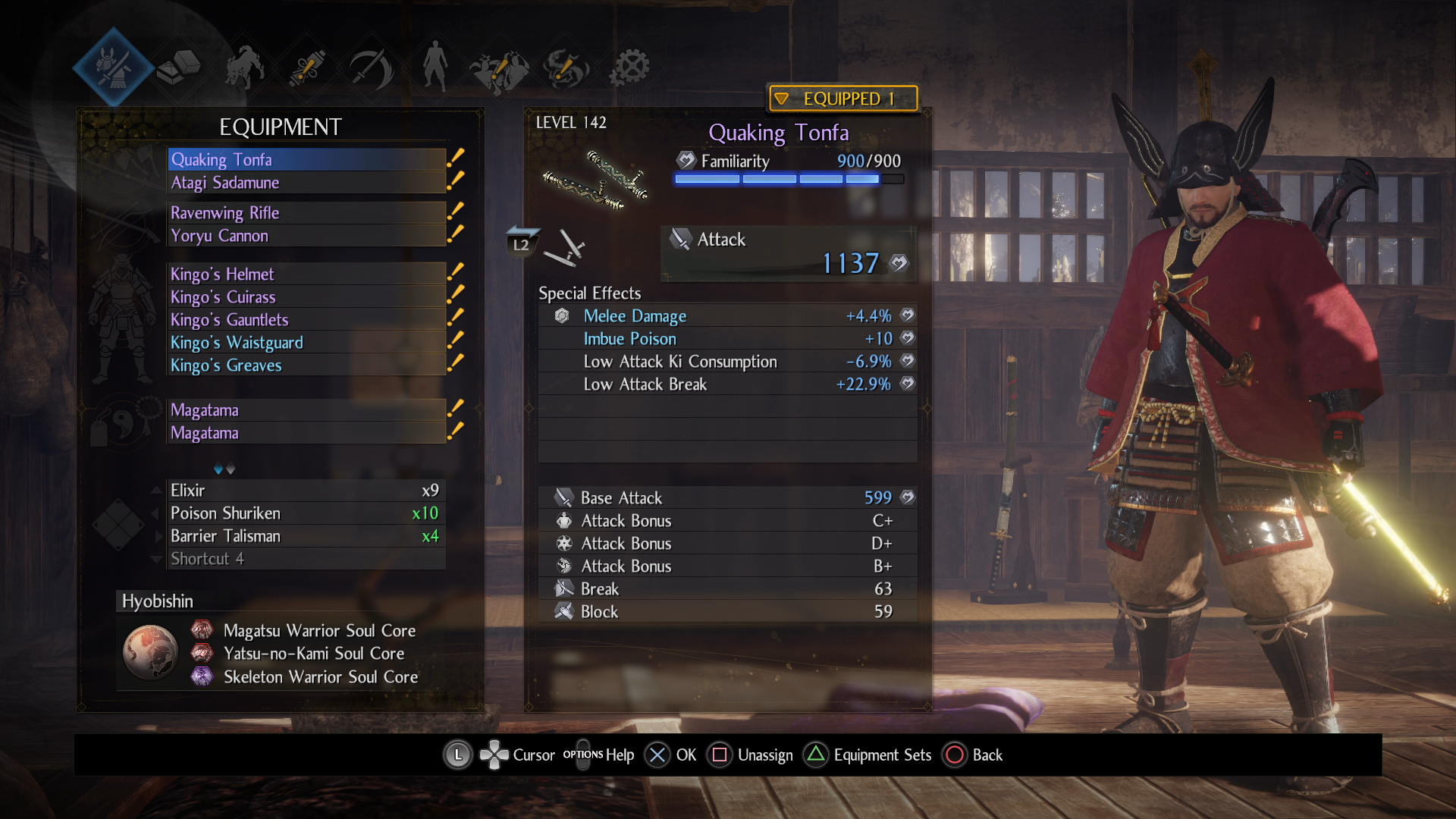 Nioh 2 Builds: Heavenly Apocalypse (Tonfas)
