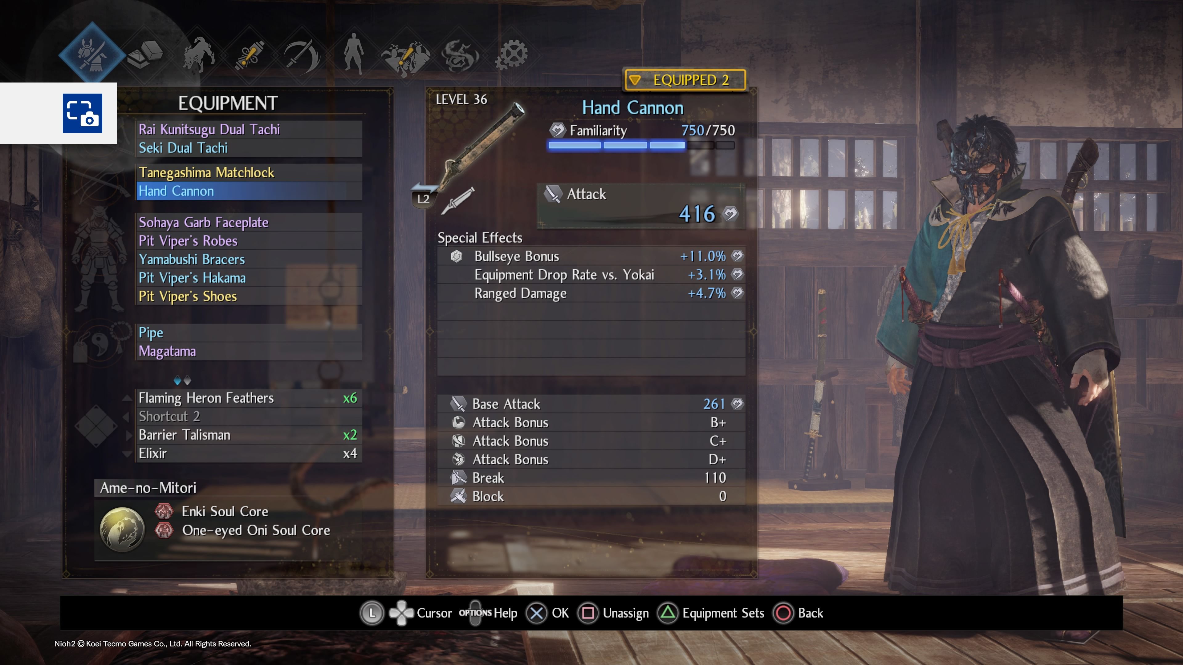 Nioh 2 Builds: Water Swordsman (Dual Swords)