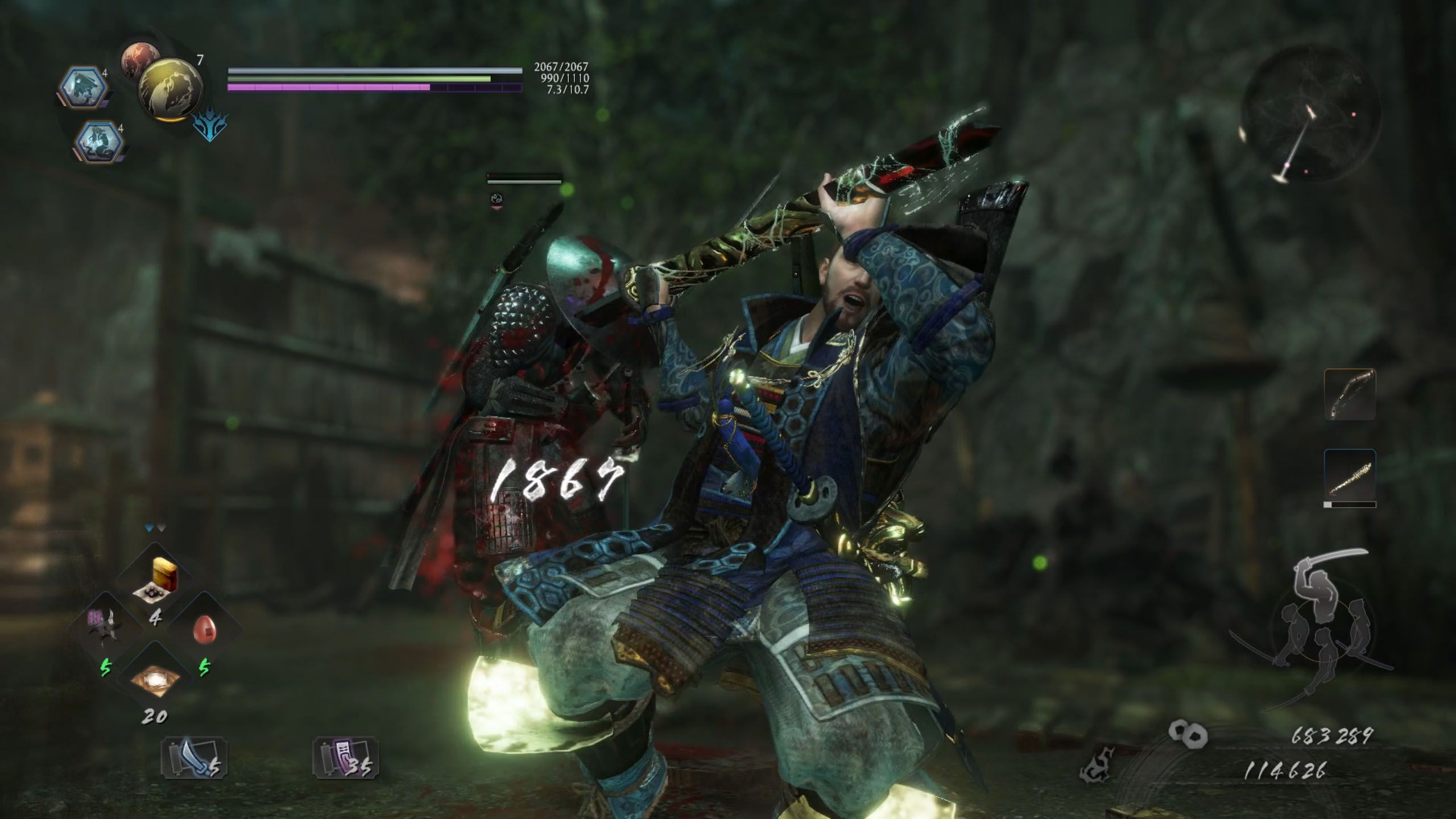 Nioh 2 Builds: Paralyzing Blade (Odachi)