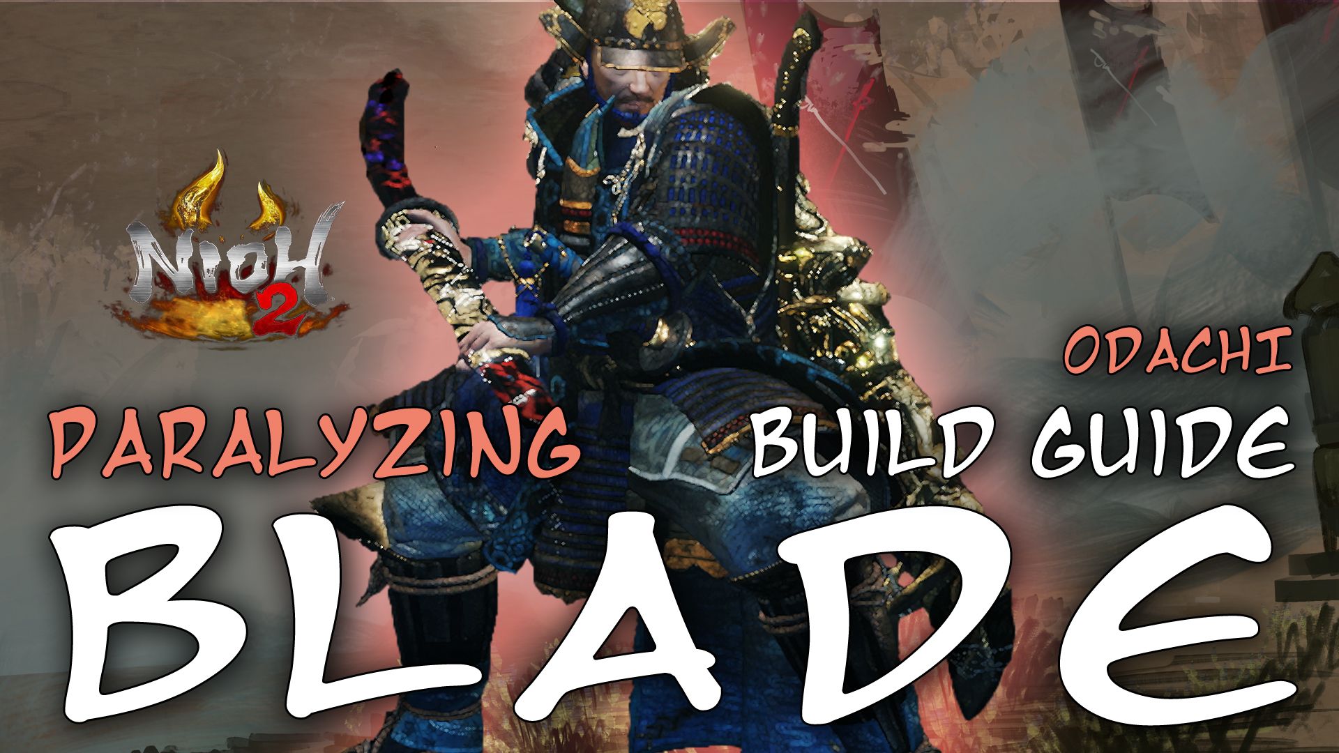 nioh 2 builds guide odachi paralizing blade build