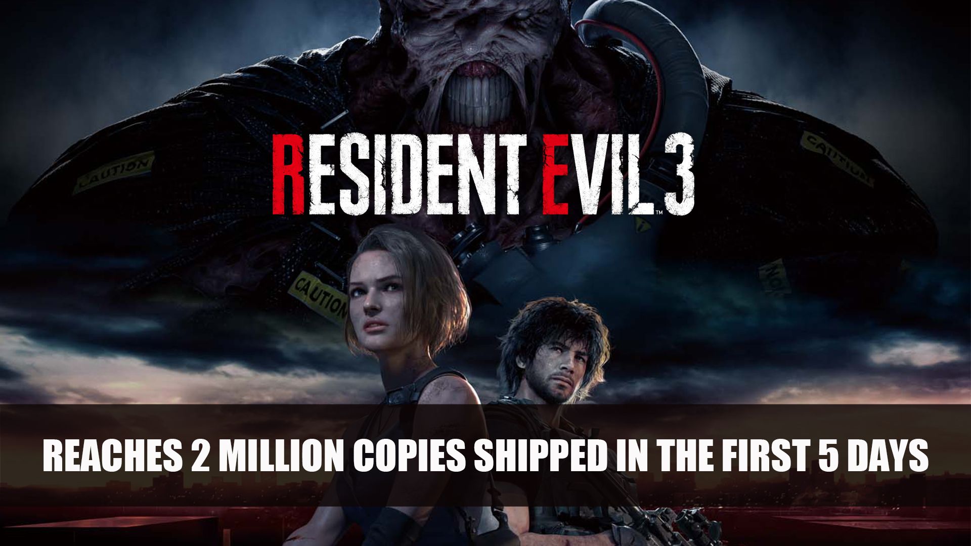 Resident Evil 3 Remake reaches 2 million copies shipped in the first 5 days